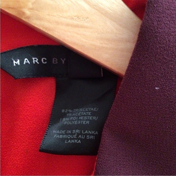 Marc Jacobs Anya crepe Colorblock color block dress size 8 - Picture 14 of 16